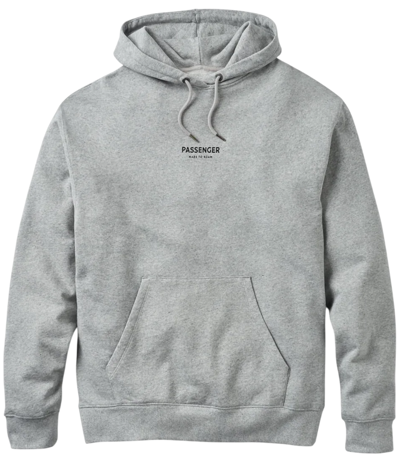 Passenger Men's Hoodie in Grey Marl