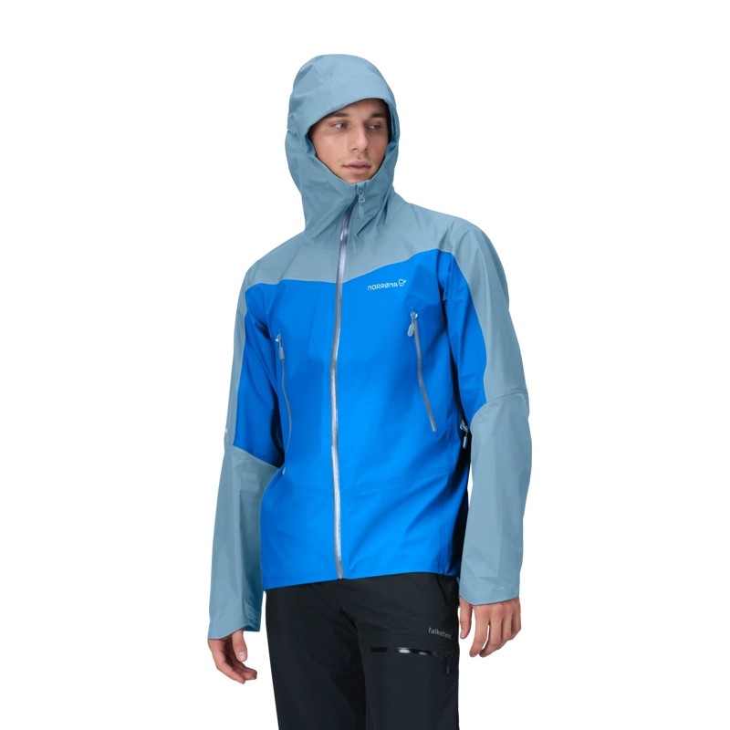 Norrona Men's Falketind Gore-Tex Jacket in Skydiver-6