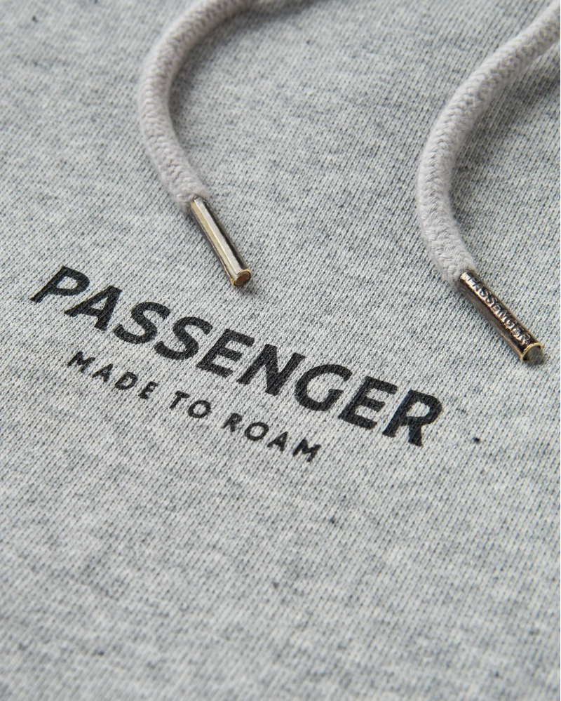 Passenger Men's Hoodie in Grey Marl-5