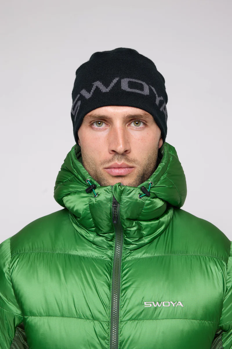 Swoya Word Head Toque in Black-1