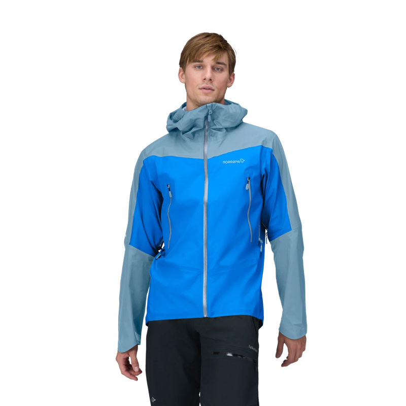 Norrona Men's Falketind Gore-Tex Jacket in Skydiver-3