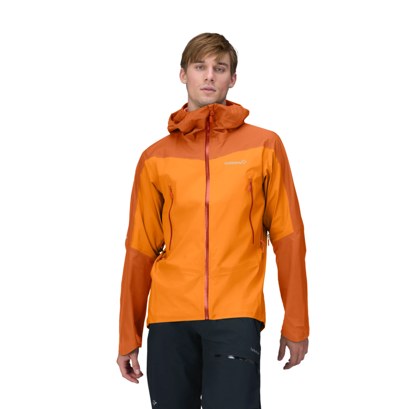 Norrona Men's Falketind Gore-Tex Jacket in Exuberance-6