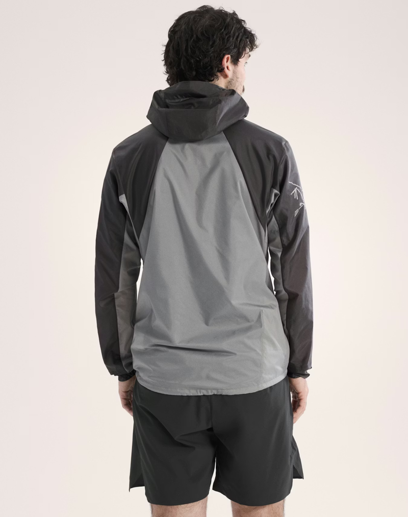 Arc'teryx Men's Norvan Windshell Hoody in Cloud/Void-4