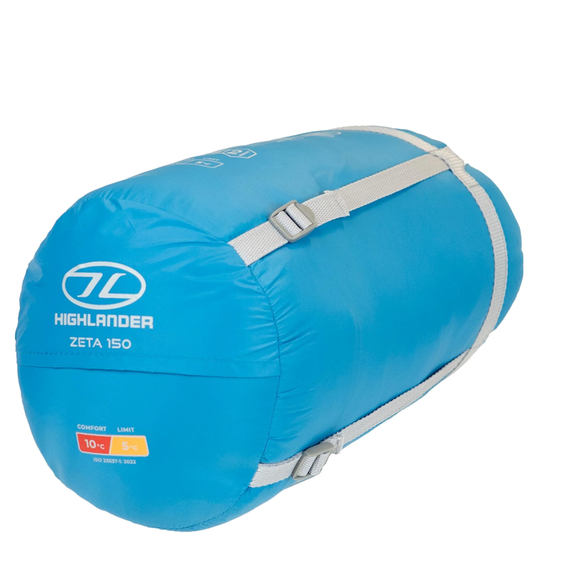 Highlander Zeta 150 Sleeping Bag in Sky Blue-5