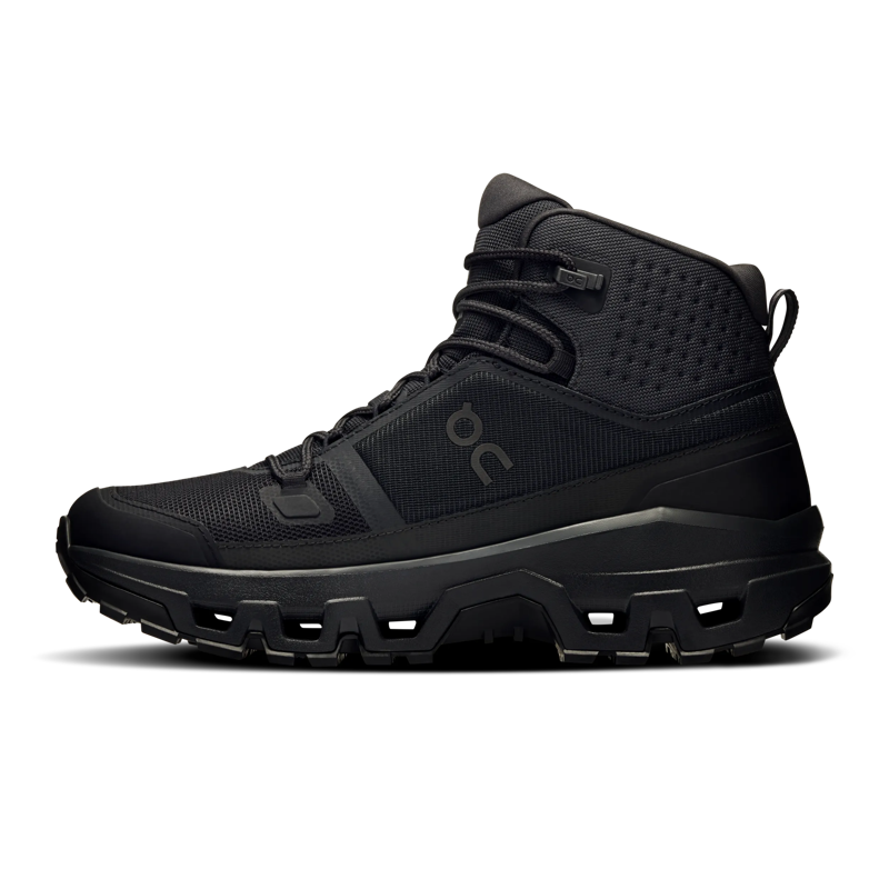 On Running Women's Cloudrock Mid WP in Black/Black-1