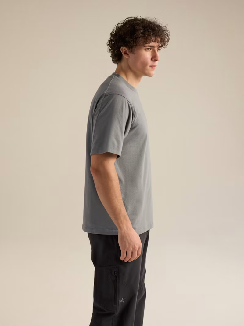 Arc'teryx Men's Kragg Cotton Emblem Crew Tee in Void-5