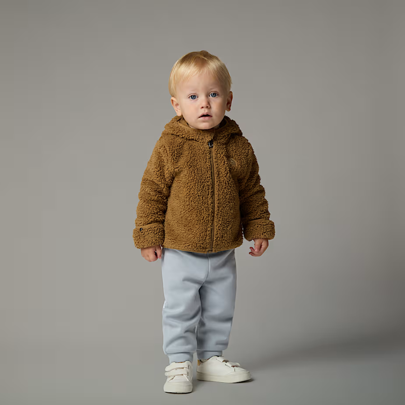 The North Face Baby Campshire Full-Zip Hoodie in Teddy Brown-4