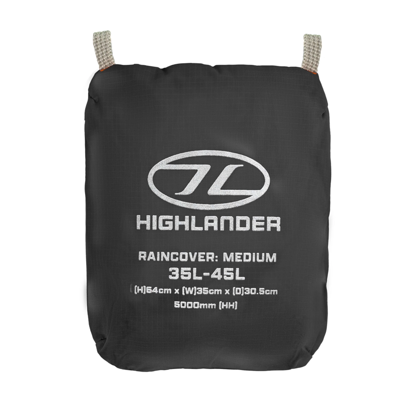 Highlander Duck's Back Raincover in Black - Medium-1