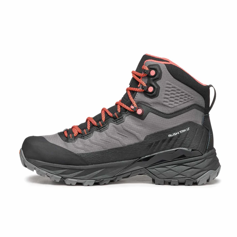 Scarpa Women's Rush TRK LT GTX in Grey/Coral-1