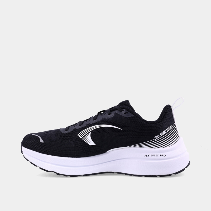 Inov-8 Men's Roadfly Max in Black/White - Wide Fit-1