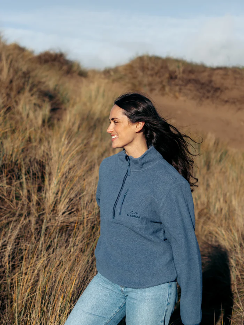 Bleubird Mesa Fleece in Denim-1