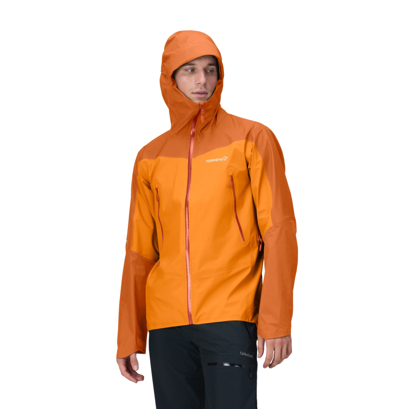 Norrona Men's Falketind Gore-Tex Jacket in Exuberance-3