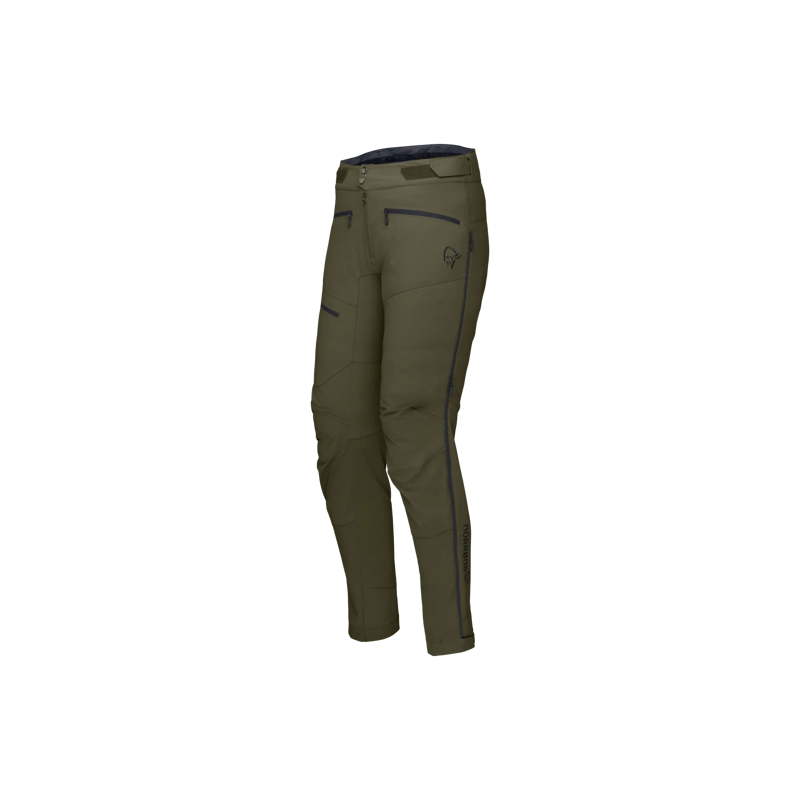 Norrona Men's Fjørå Flex 1 Pants in Olive Night-1