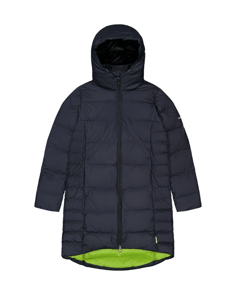 Kathmandu Women's Epiq Longline Down Coat in Black