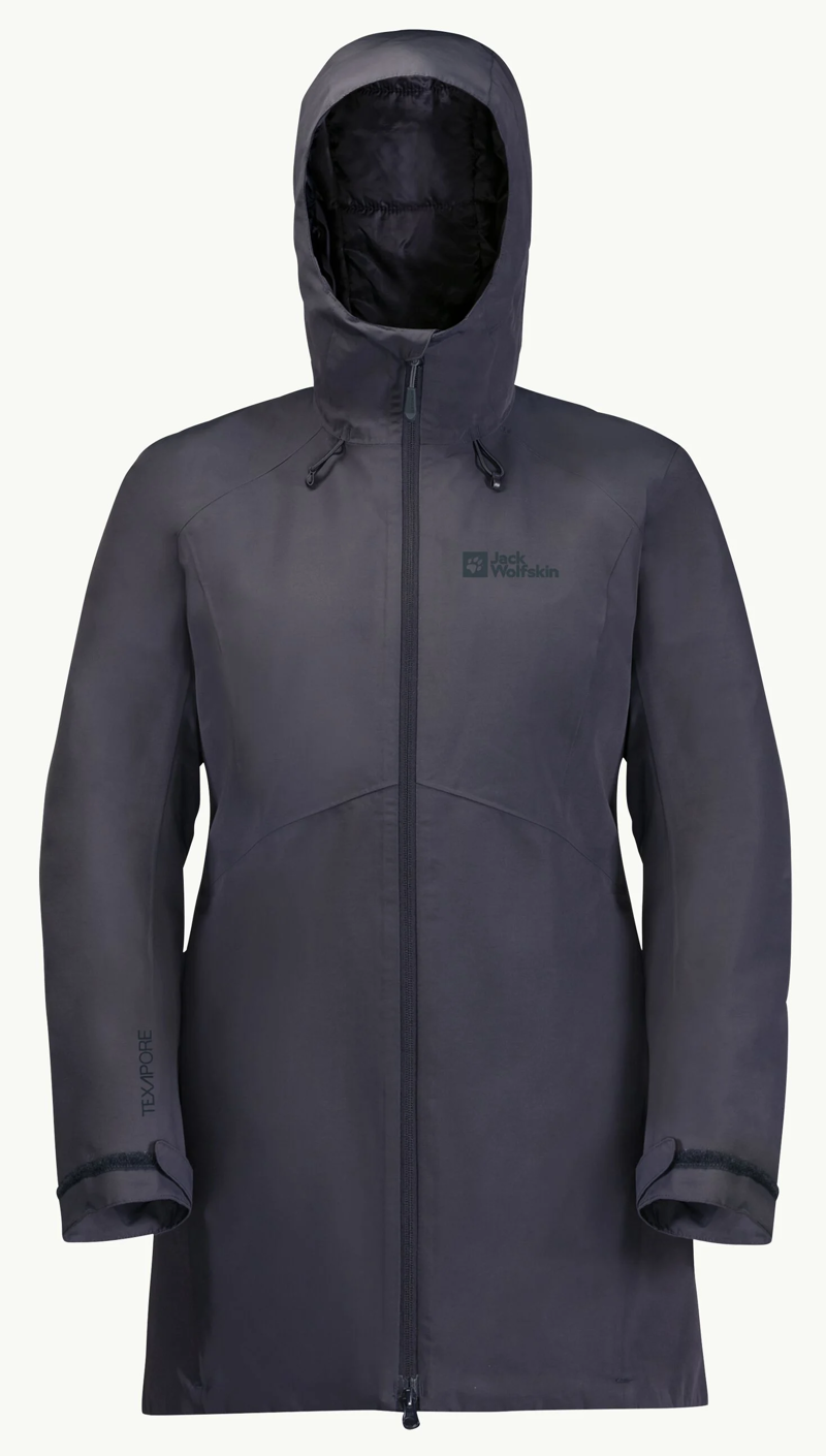 Jack Wolfskin Women's Heidelstein Insulated Jacket in Graphite-1