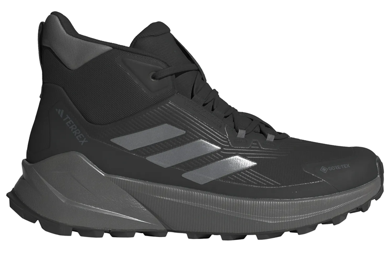 Adidas Men's Terrex Trailmaker 2.0 Mid Gore-Tex Hiking Shoes in Core Black/Carbon/Grey Four