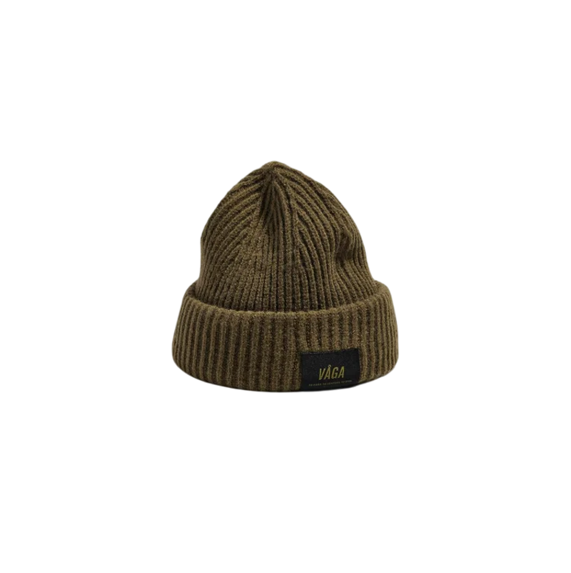 Vaga Midweight Beanie in Moss Green