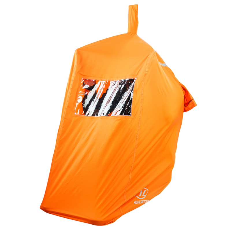 Highlander 1 Person Storm Vault Survival Shelter in Orange