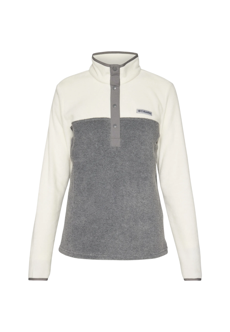 Columbia Women's Benton Springs 1/2 Snap Pull Over II in City Grey Heather