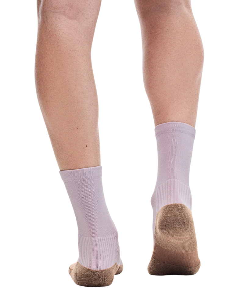 On Running Trail High Sock 2-Pack in Foxglove/Ash-1