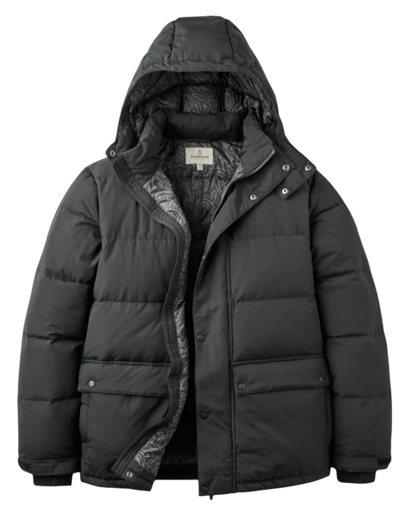Passenger Men's Grounded Insulated Jacket in Black