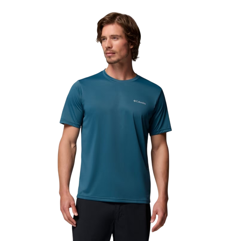 Columbia Men's Columbia Hike Crew Tee in Everblue