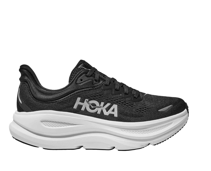 Hoka Men's Bondi 9 Wide in Black/White