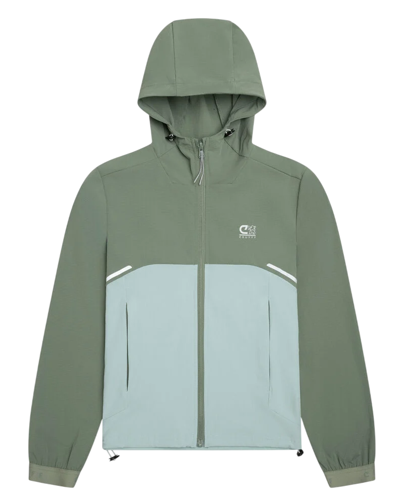 Cruyff Kid's Aquatic Tracktop in Khaki/Sage