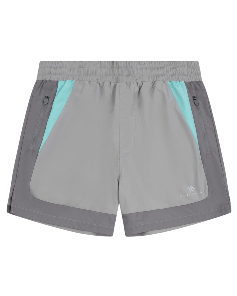 Cruyff Men's Geo Trackshorts in Cool Grey
