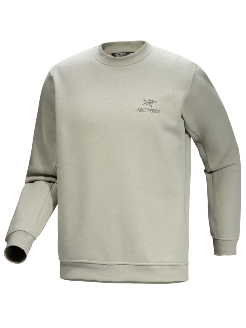 Arc'teryx Men's Emblem Crew Neck Fleece Pullover in Habitat