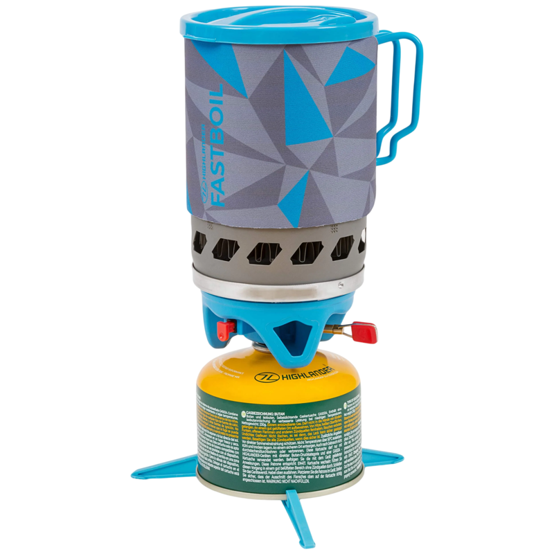 Highlander Blade Fastboil 3 Camping Gas Stove 1.1L in Blue