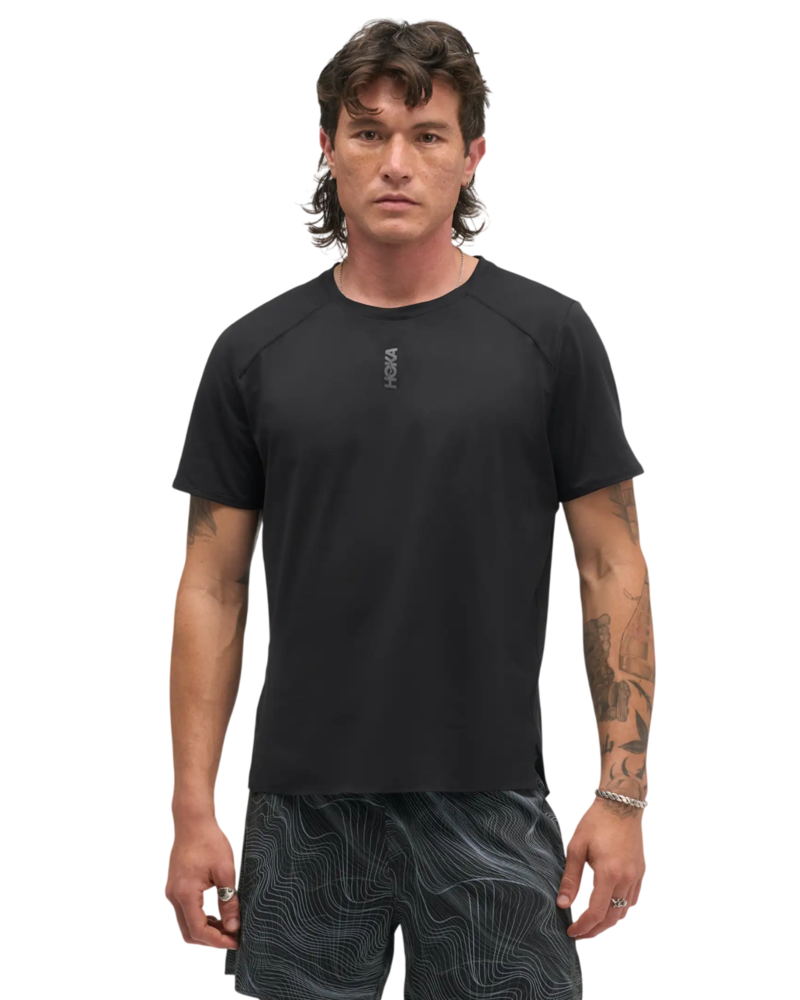 Hoka Men's Everyrun Tee in Black