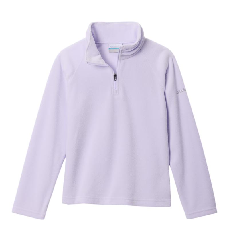 Columbia Kid's Glacial Fleece Half Zip in Purple Tint