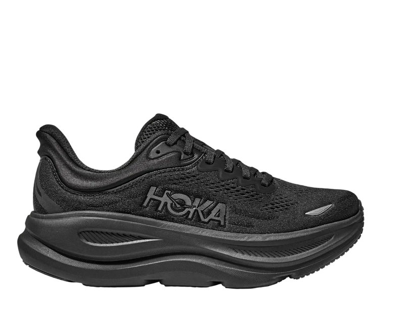 Hoka Men's Bondi 9 Wide in Black/Black