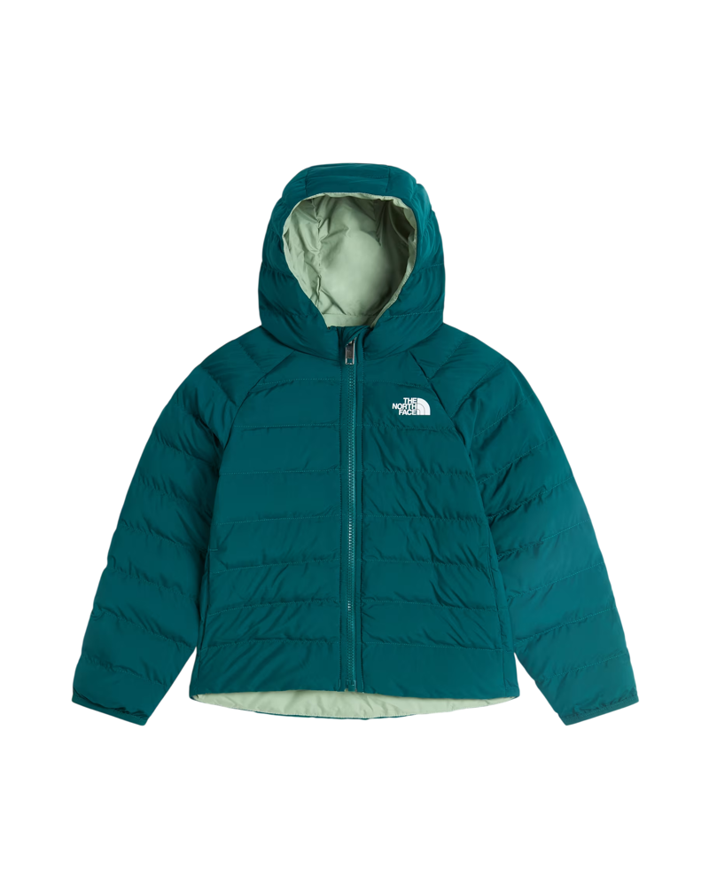 The North Face Kid's Reversible Perrito Jacket in Pacific Teal