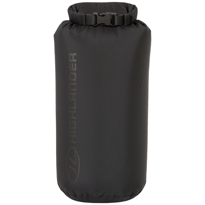 Highlander Lightweight Waterproof Dry Bags V2 in Black - 8L