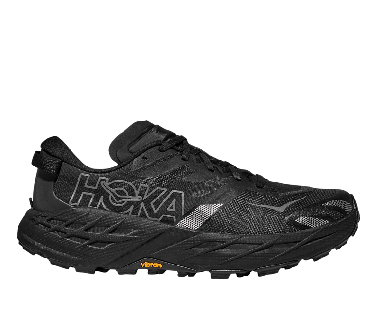 Hoka Men's Speedgoat 7 in Black/Outer Orbit