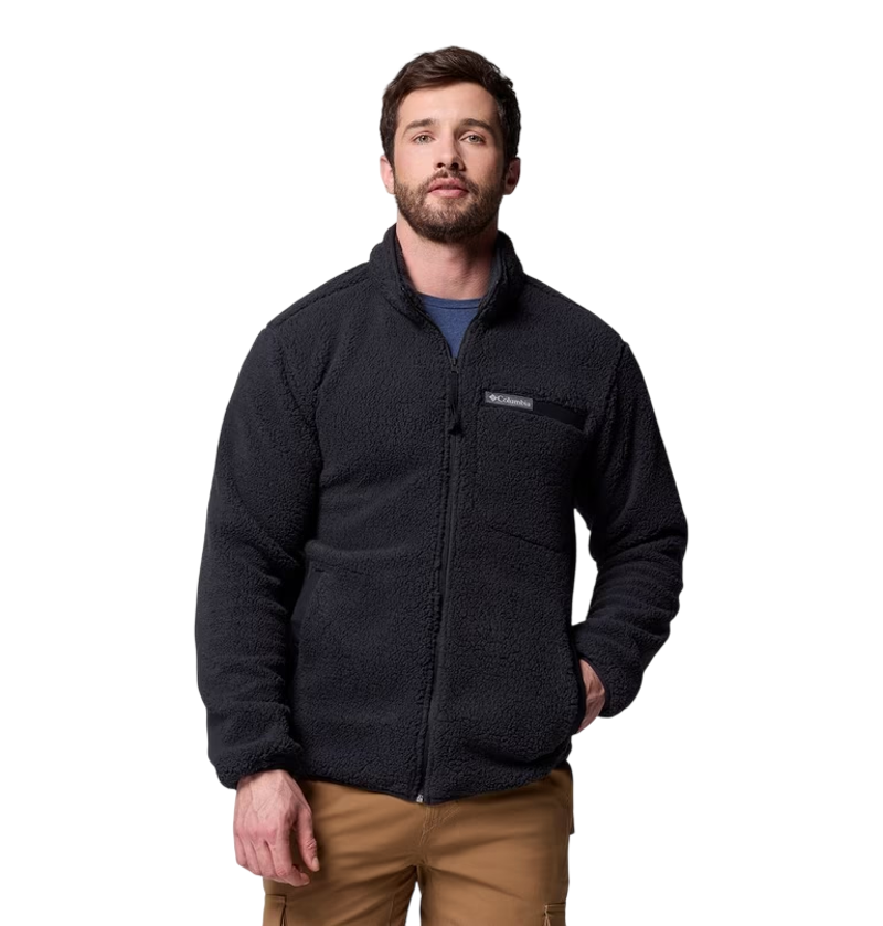 Columbia Men's Rugged Ridge High Pile Full Zip in Black