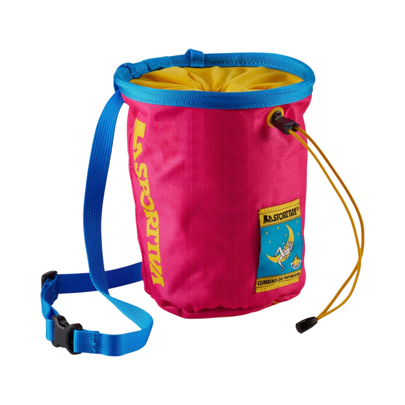 La Sportiva Granite Chalk Bag in Fuscsia/Giallo