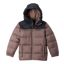 Columbia Kid's Puffect Hooded Jacket in Iron/Black