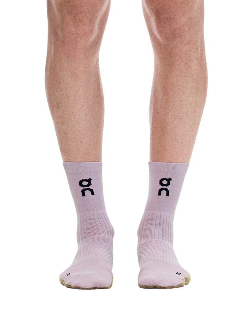 On Running Trail High Sock 2-Pack in Foxglove/Ash