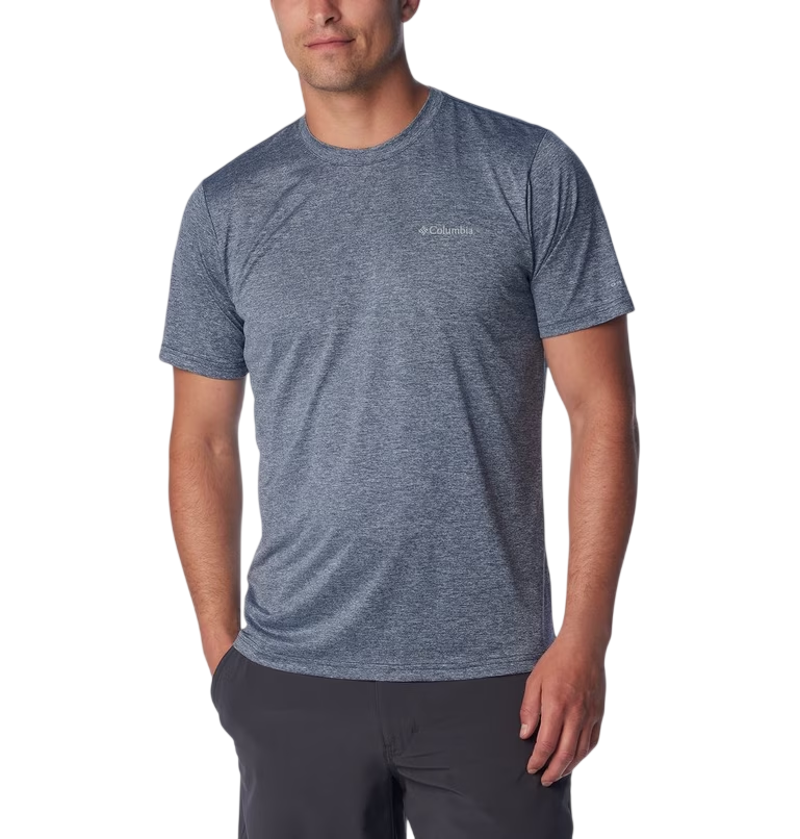 Columbia Men's Columbia Hike Crew Tee in Collegiate Navy Heather