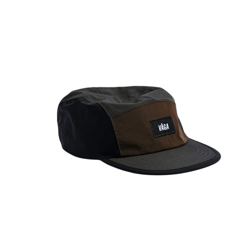 Vaga Pacer Cap in Charcoal/Black/Brown