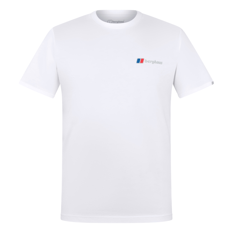 Berghaus Men's Front and Back Tee in White