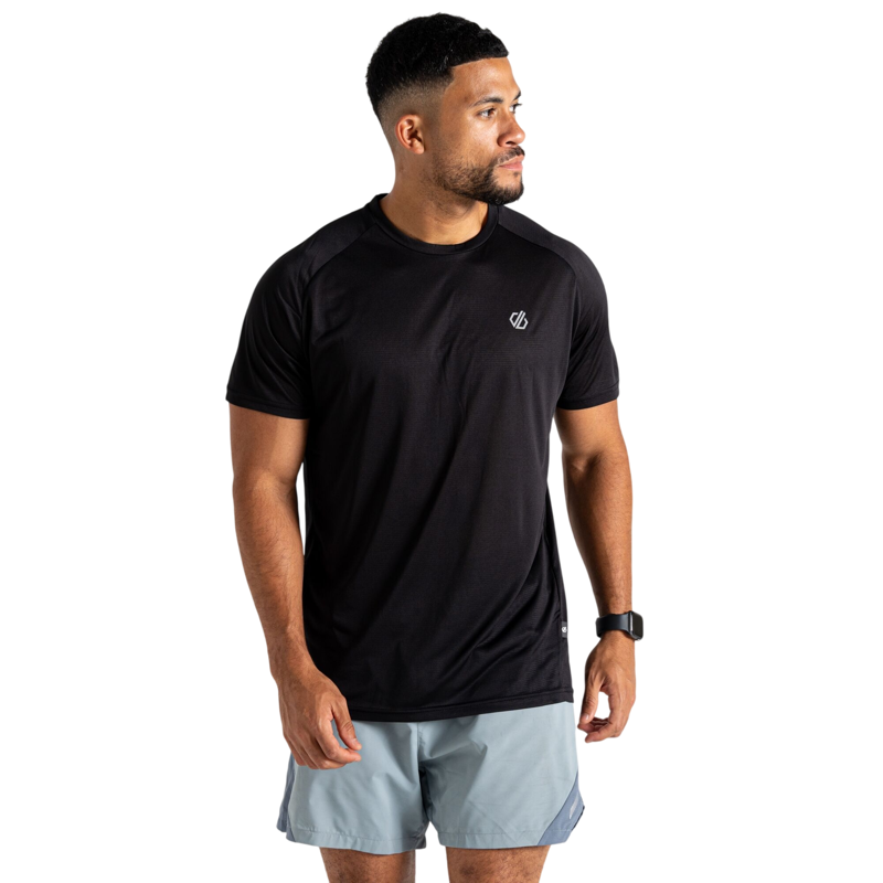 Dare2b Men's Accelerate Fitness T-Shirt in Black