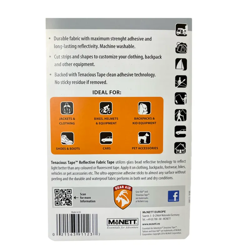 Mcnett Tenacious Reflective Fabric Tape-2