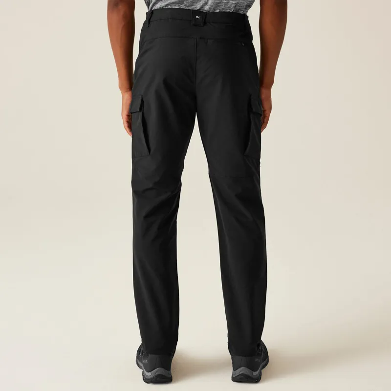 Regatta Men's Questra Cargo Trousers in Black-3