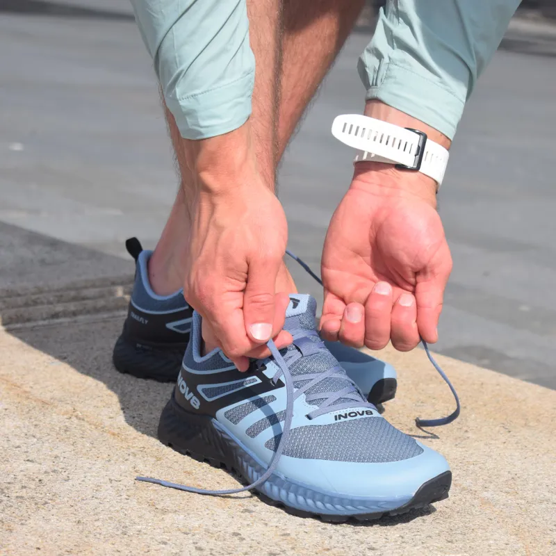 Inov-8 Men's TrailFly in Blue Grey/Black/Slate-6