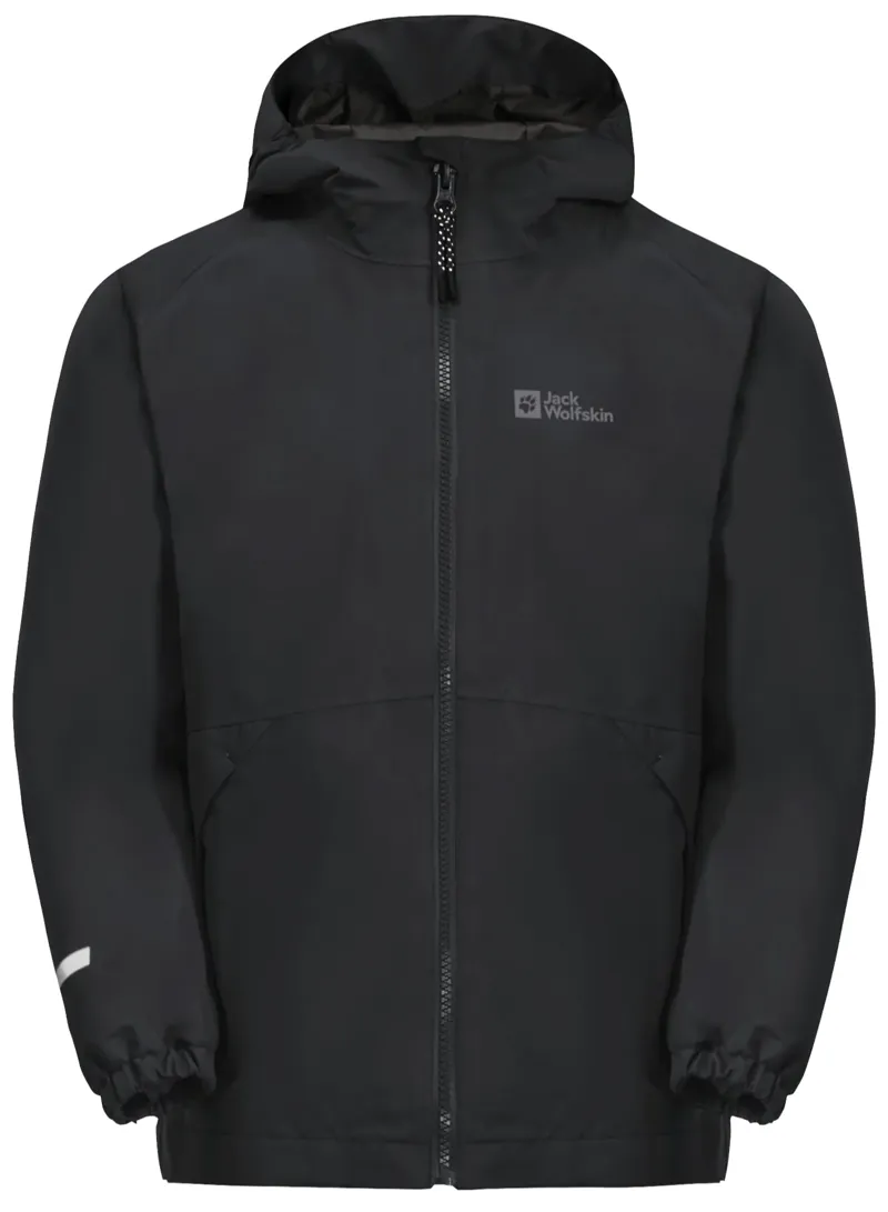 Jack Wolfskin Kid's Iceland 3in1 Jacket in Phantom