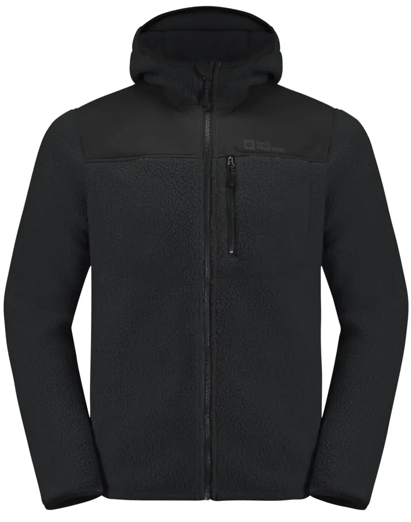 Jack Wolfskin Men's Kammweg Pile Full Zip Fleece in Phantom